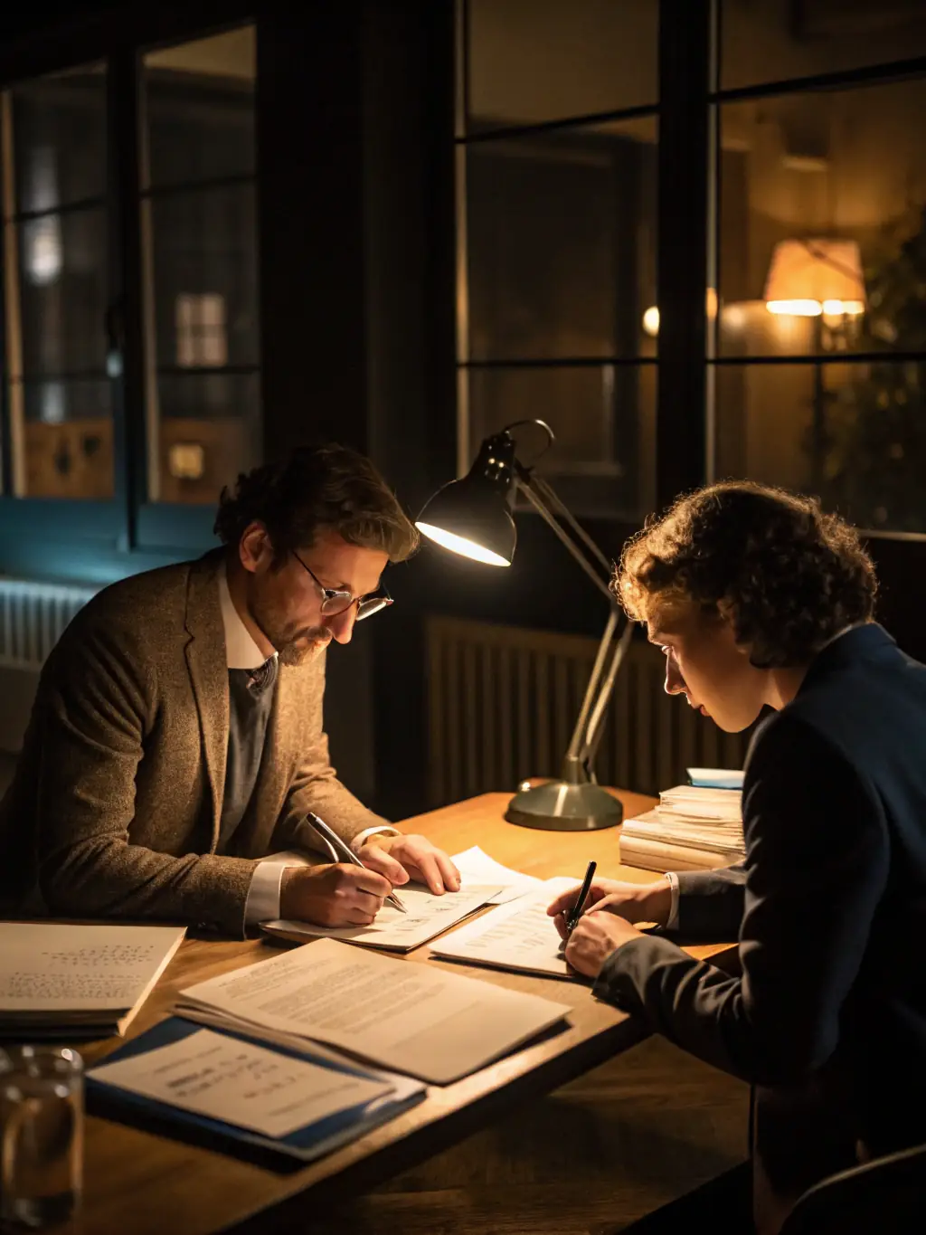 A business coach guiding a client through a data privacy compliance checklist, ensuring all aspects of GDPR and UK data protection laws are met.